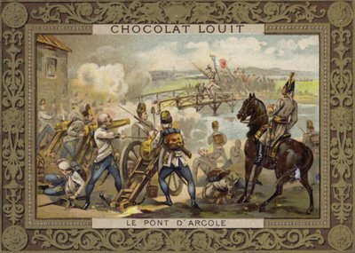 Battaglia del Ponte di Arcole, Italia, 1796 da French School