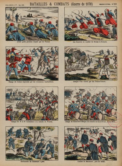 Battaglie della guerra franco-prussiana, 1870-1871 da French School