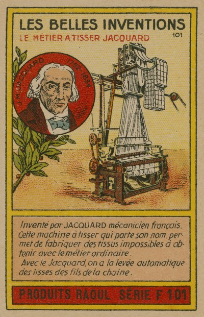 Bellissime invenzioni, telaio Jacquard da French School