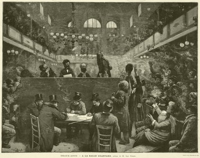 Belle Arti, Alla Sala Graffard, quadro di M Jean Beraud da French School