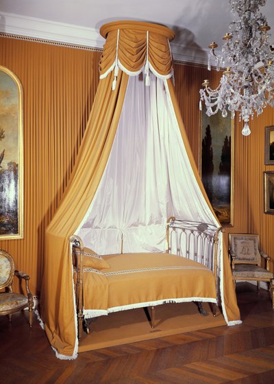 Letto con baldacchino, c.1790-91 da French School