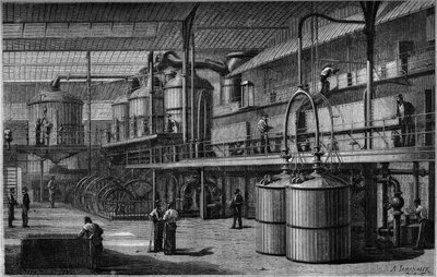 Fabbrica di zucchero di barbabietola da French School