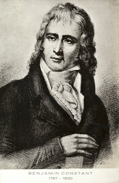 Benjamin Constant (1767-1830), politico e scrittore francese di origine svizzera (litografia) da French School
