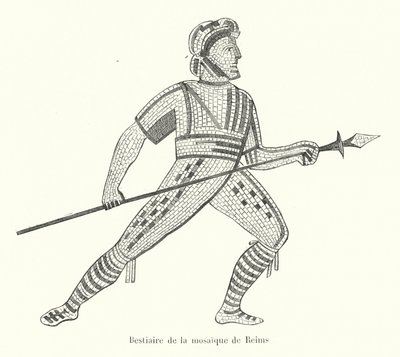 Bestiario del mosaico di Reims da French School