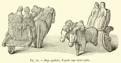 Biga gallica; secondo una terracotta da French School