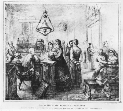 Dichiarazione di nascita da French School