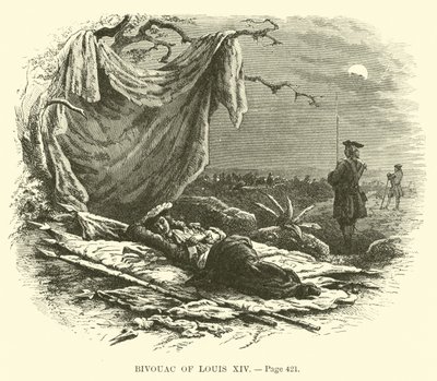 Bivacco di Luigi XIV da French School