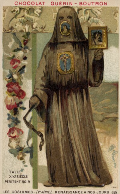 Penitente nero, Italia, XIX secolo da French School