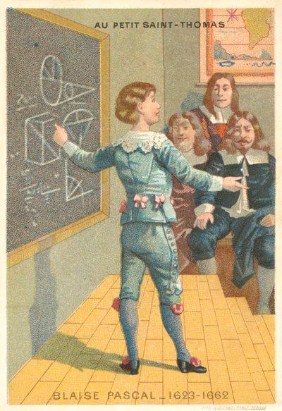 Blaise Pascal, fisico e matematico francese da French School