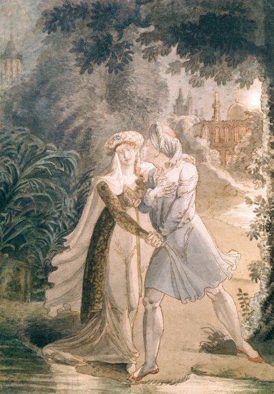 Blanca e Abon Hamet nei Giardini dell