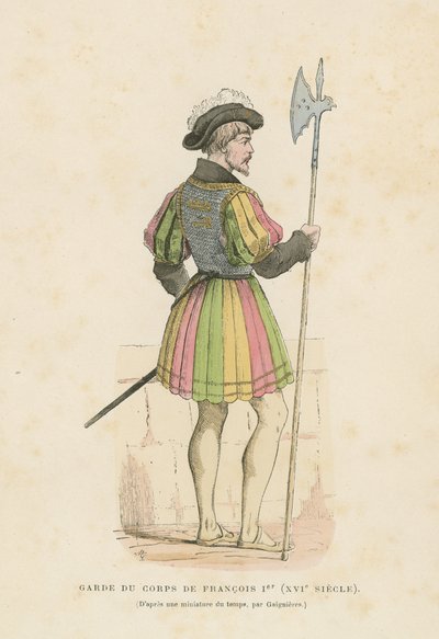 Guardia del corpo di Francesco I di Francia da French School