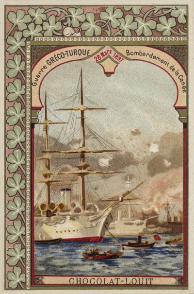 Bombardamento di Chania, Creta, Guerra greco-turca, 28 marzo 1897 da French School