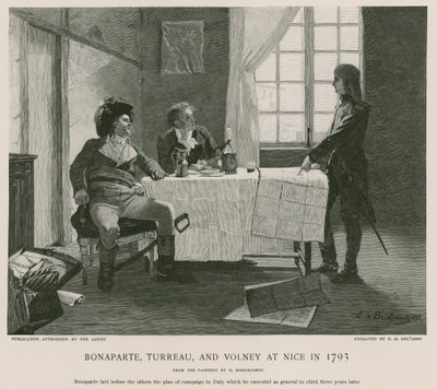 Bonaparte, Turreau e Volney a Nizza nel 1793 da French School