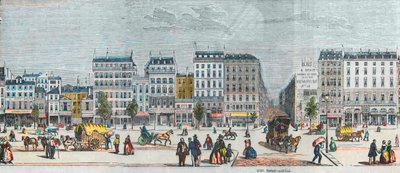 Boulevard Saint-Denis lato sud - Rue Saint Martin - Incisione in 