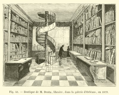 Negozio di M. Dentu, libraio, nella galleria d
