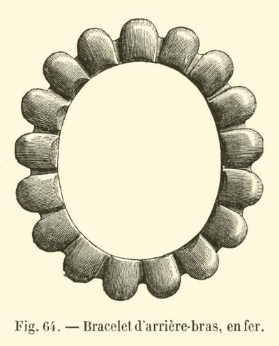 Bracciale per avambraccio, in ferro da French School