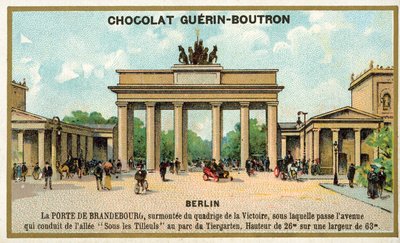 Porta di Brandeburgo, Berlino da French School