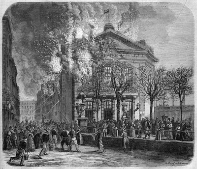 Brest, incendio del teatro l