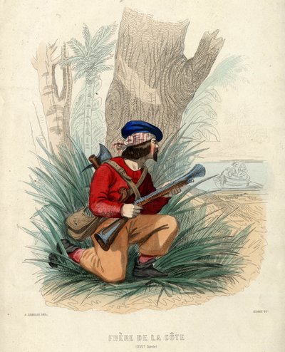 Fratelli della Costa, feroci filibustieri dei Caraibi nel XVII secolo. in "Histoire des pirates et privateers de l