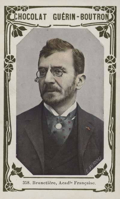 Brunetière, Académie Française da French School