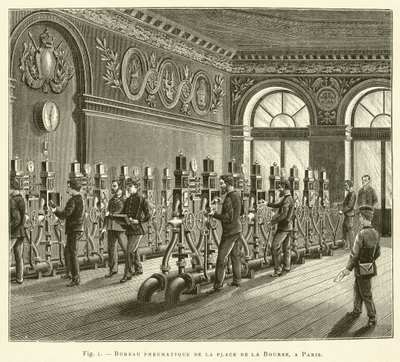 Ufficio pneumatico di Place de la Bourse, a Parigi da French School