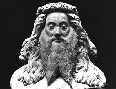 Busto dalla statua funeraria di Jean II de Vienne (m.1435), Signore di Pagny, soprannominato dalla lunga barba, originale del XV secolo da French School