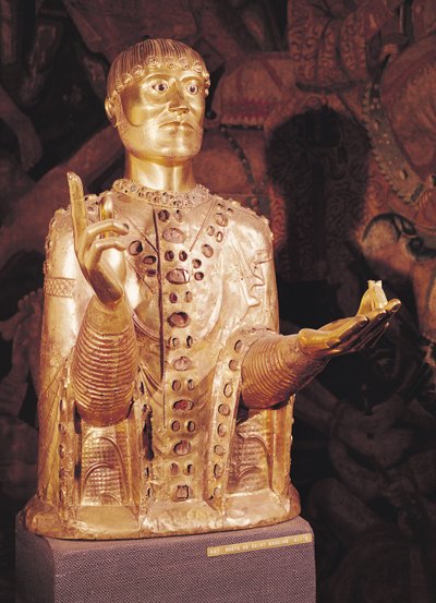 Busto di San Baudime da French School