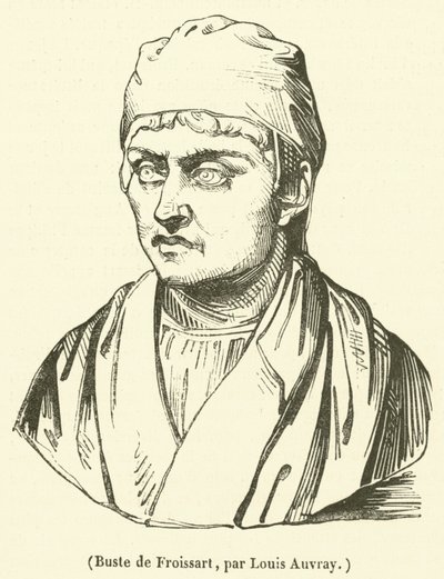 Busto di Froissart (incisione) da French School