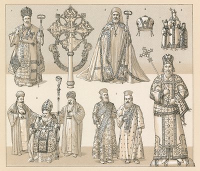 Costume bizantino e abissino da French School