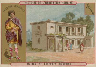Casa e costumi bizantini da French School