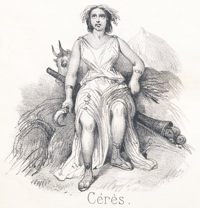 Cerere: Figlia di Saturno e Cibele, fu nominata dea della terra o dell