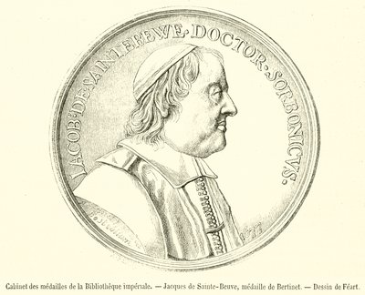 Gabinetto delle medaglie della Biblioteca imperiale, Jacques de Sainte-Beuve, medaglia di Bertinet da French School