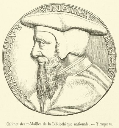 Gabinetto delle medaglie della Biblioteca nazionale, Tiraqueau da French School