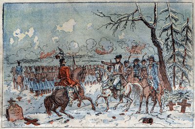 Campagna di Prussia e Polonia (1806-1807): "Napoleone I (1769-1821) sul campo di battaglia di Eylau l