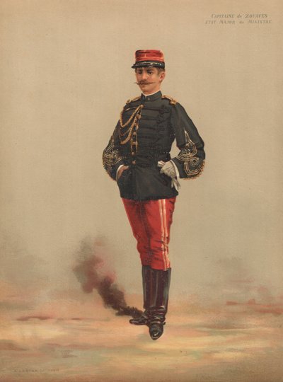 Capitano degli Zuavi, Stato Maggiore del Ministro da French School