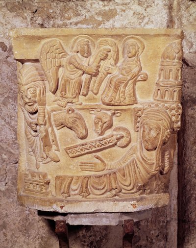 Capitello che mostra l