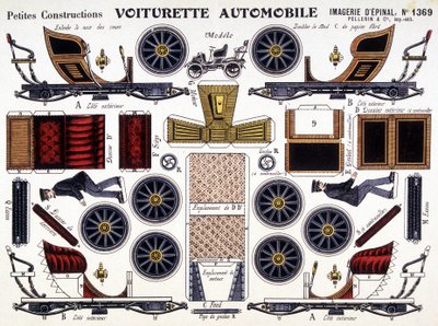 Carro: Petites Constructions. XIX secolo. da French School