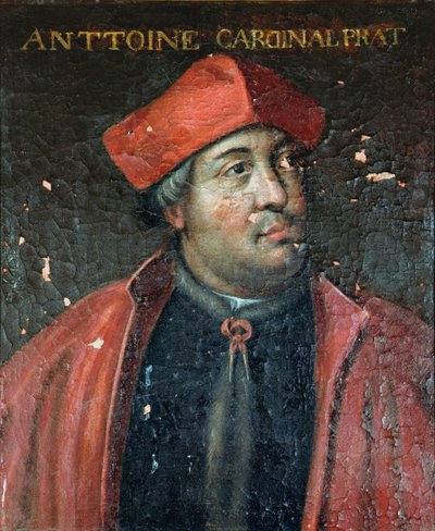 Cardinale Antoine Duprat, legato papale, 1617-38 da French School