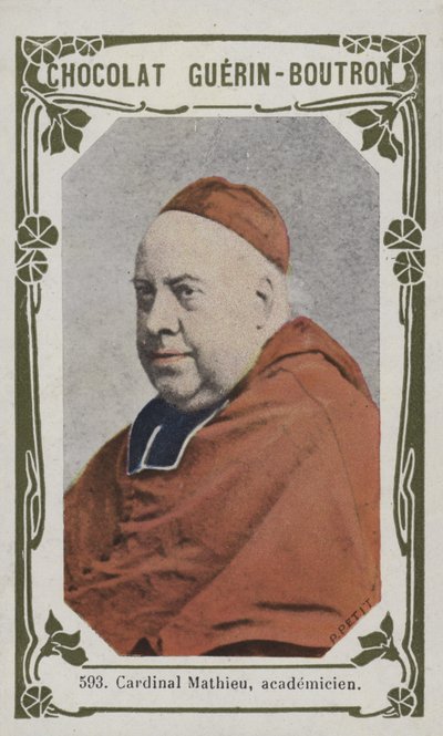 Cardinale Mathieu, accademico da French School