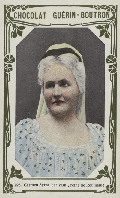 Carmen Sylva, scrittrice, regina di Romania da French School