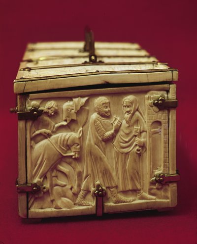 Scrigno con scene dalla letteratura romantica, 1330 da French School