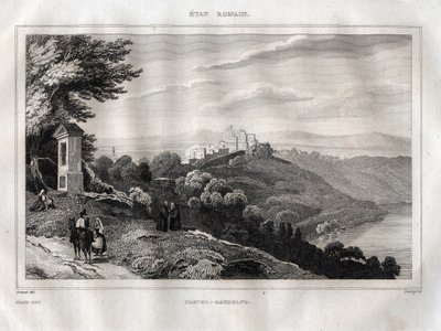 Castel Gandolfo - Incisione da 