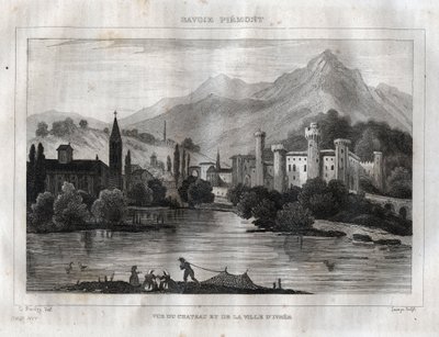 Castello di Ivrea - incisione da 