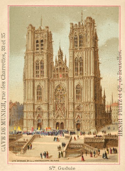 Cattedrale di San Michele e Santa Gudula, Bruxelles da French School