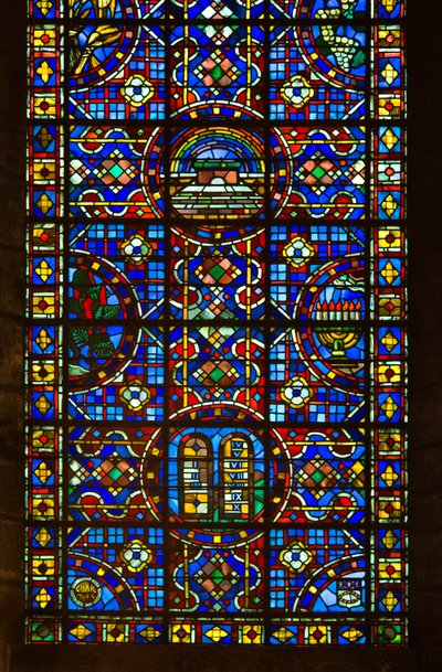 Cattedrale di Chartres, dettaglio della vetrata della pace da French School