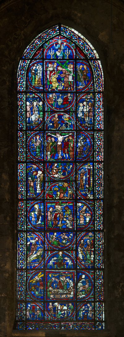 Cattedrale di Chartres, vetrata: tipologia passione da French School