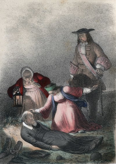 Caterina I di Russia (Marta Elena Skavronska, poi Marfa Samuilovna Skavronskaya) - Caterina I (1684 - 1727), bambina, trova il Pastore Skovronski, il pastore che l