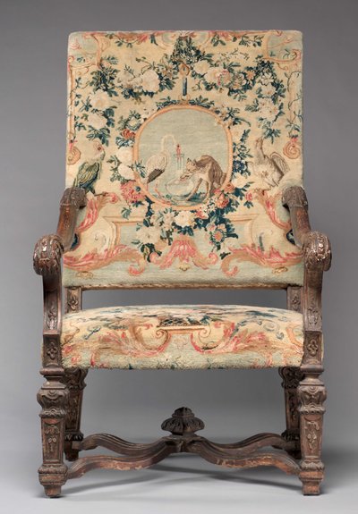Sedia, fabbricante Savonnerie Factory, prima del 1717 da French School