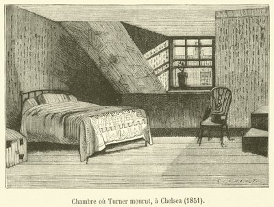 Camera dove morì Turner, a Chelsea da French School