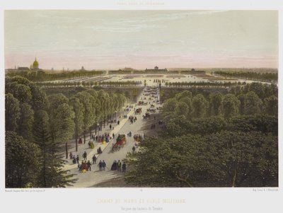 Campo di Marte e Scuola Militare, vista dalle alture del Trocadero da French School